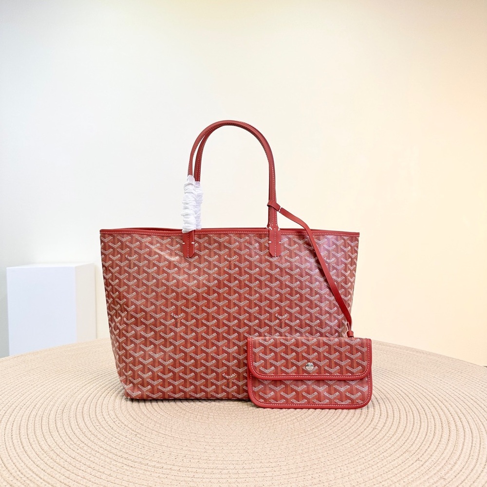❤️ NWT Goyard Saint Louis PM Tote Bag Classic Red Edition